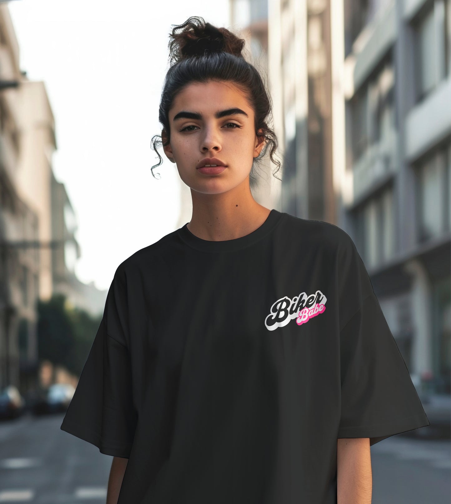 Biker Babe | Oversized Unisex T-Shirt