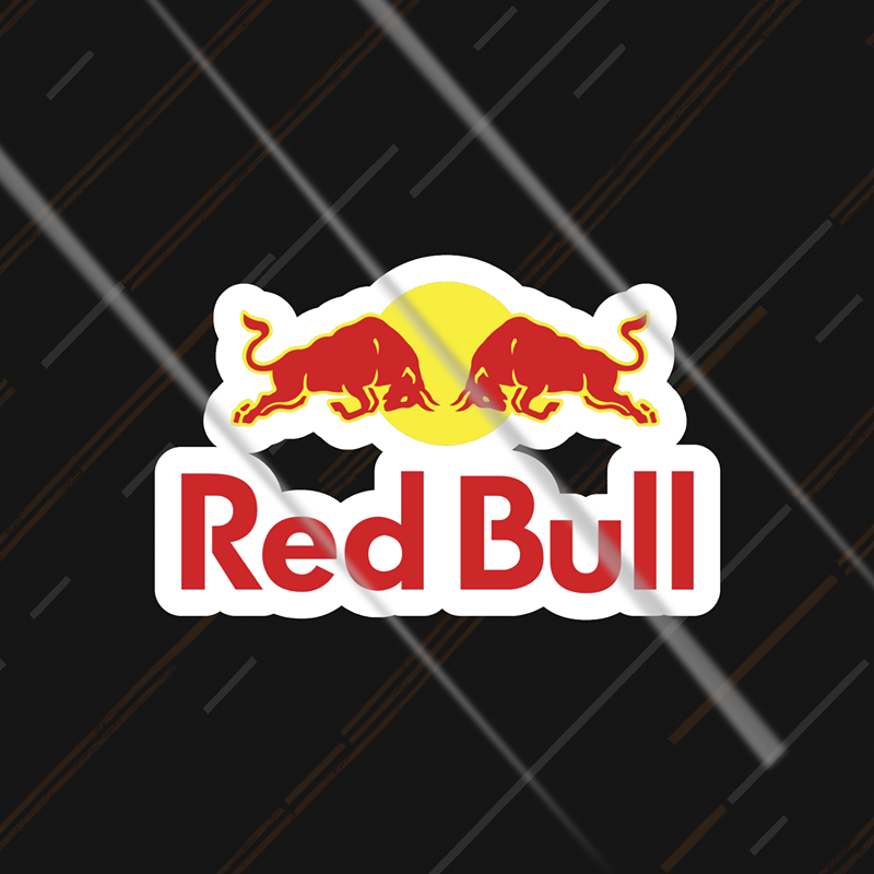 red bull aufkleber fahrrad Red Bull Sticker for Bike & Helmet — Premium Vinyl – Motohomies