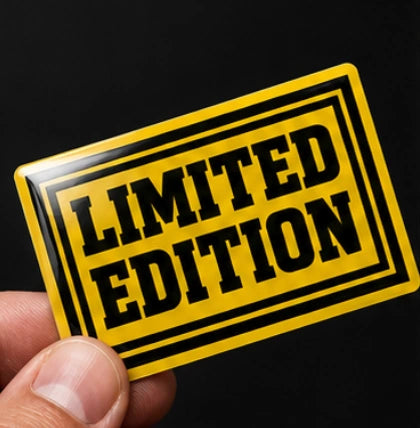 Limited Edition 3D Dome Sticker | 3 Inch