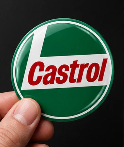 Castrol 3D Dome Sticker | 3 Inch