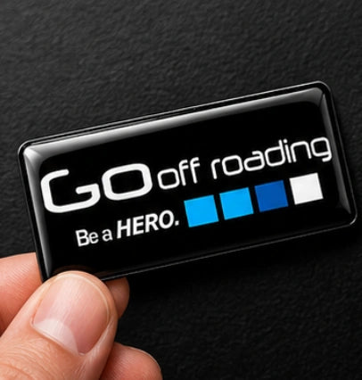 Go Off Roading 3D Dome Sticker | 3 Inch