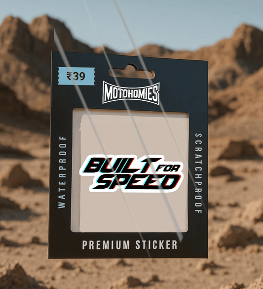 Built For Speed | Reflective Sticker