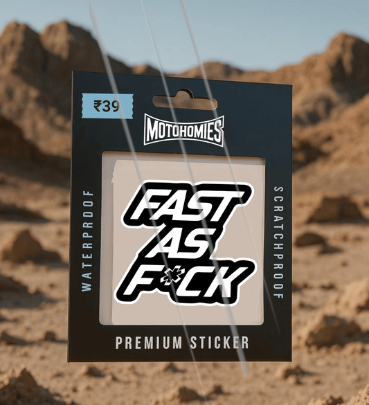 Fast As F*ck | Reflective Sticker
