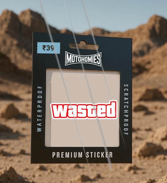 Wasted | Reflective Sticker