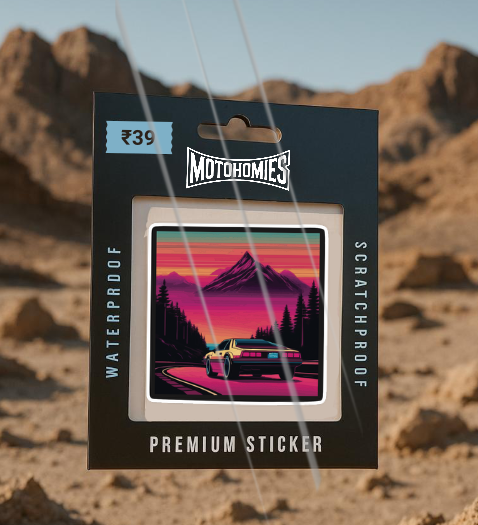 Neon Escape | Reflective Sticker