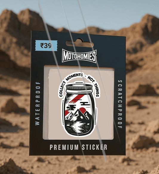 Collect Moments - Not Things | Reflective Sticker