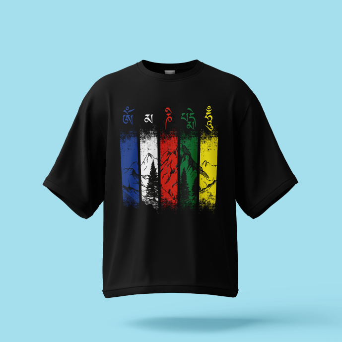 Om Ma Ni Padme Hum | Unisex Oversized T-Shirt