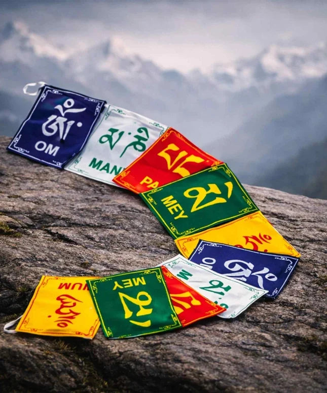 Tibetan Buddhist Prayer Flags for Bikes, Cars & Home