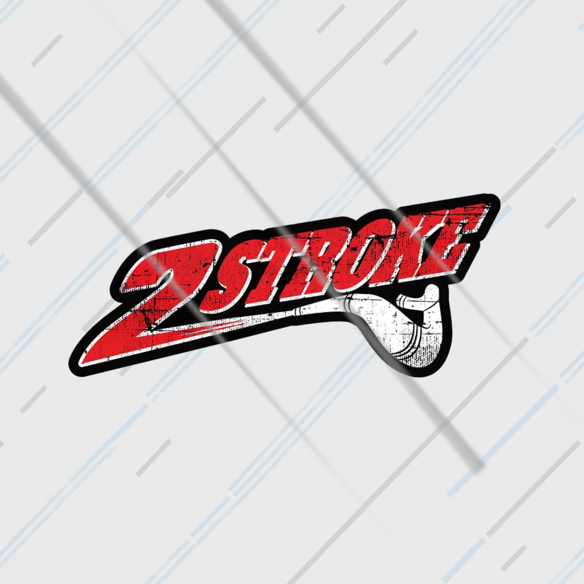 2 Stroke | Reflective Sticker