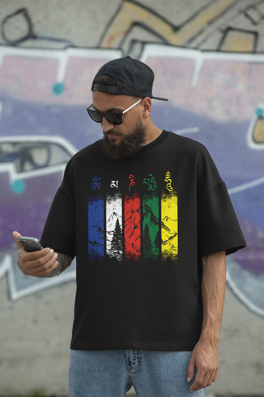 Om Ma Ni Padme Hum | Unisex Oversized T-Shirt