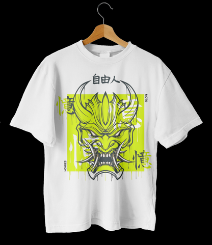 Oni mask | Unisex Oversized T-Shirt