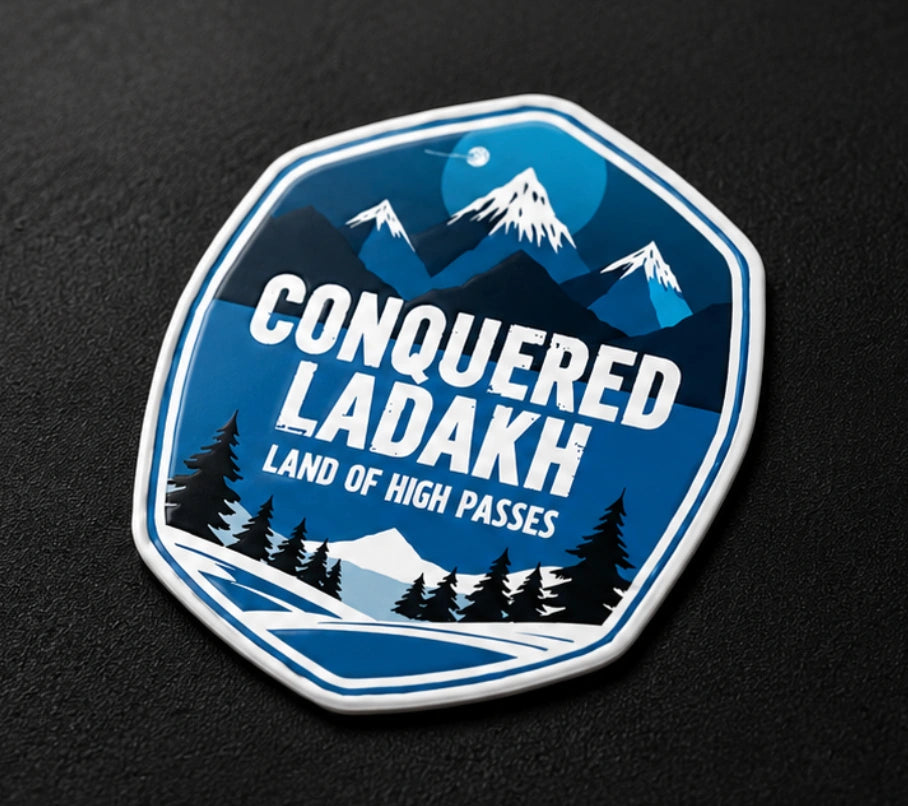 Conquered Ladakh 3D Dome Sticker | 3 Inch