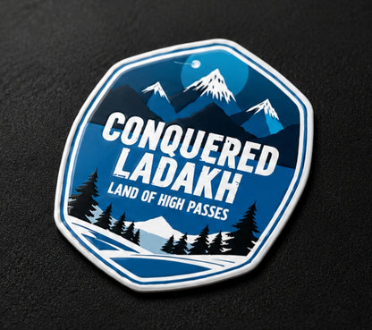 Conquered Ladakh 3D Dome Sticker | 3 Inch