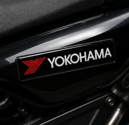 Yokohama 3D Dome Sticker | 3 Inch