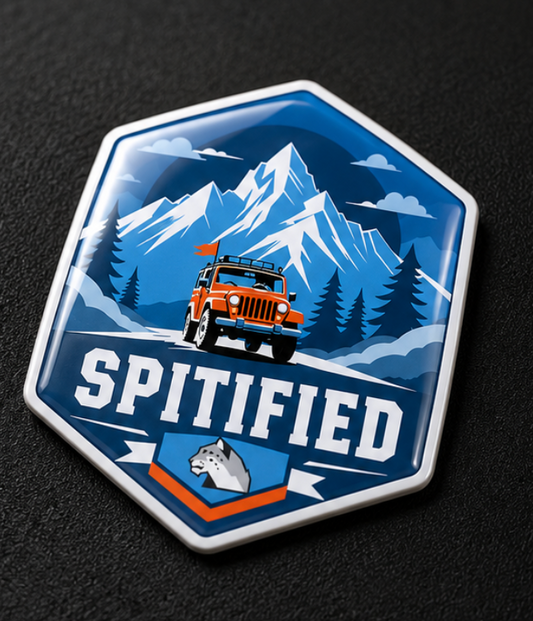 Spitified 3D Dome Sticker | 3 Inch