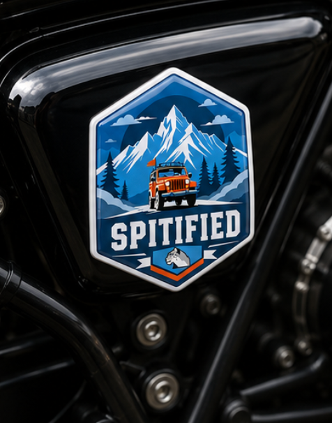 Spitified 3D Dome Sticker | 3 Inch