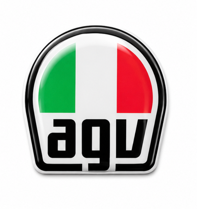 AGV 3D Dome Sticker | 3 Inch