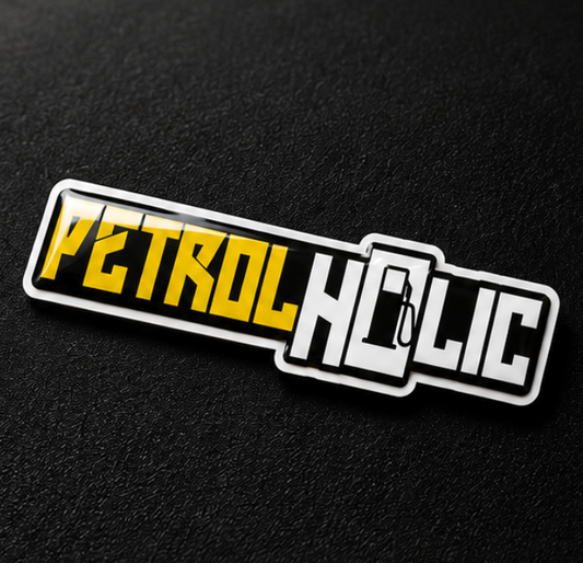 Petrolholic 3D Dome Sticker | 3 Inch