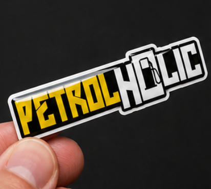 Petrolholic 3D Dome Sticker | 3 Inch