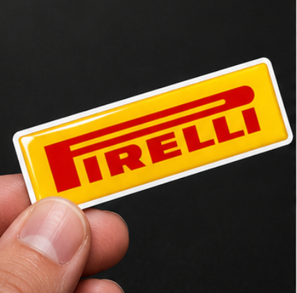 Pirelli 3D Dome Sticker | 3 Inch