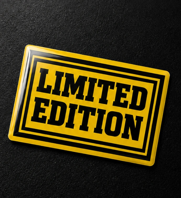 Limited Edition 3D Dome Sticker | 3 Inch