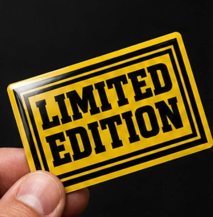 Limited Edition 3D Dome Sticker | 3 Inch