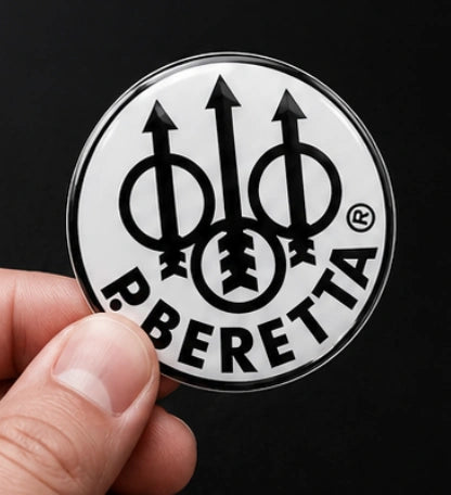 Beretta 3D Dome Sticker | 3 Inch