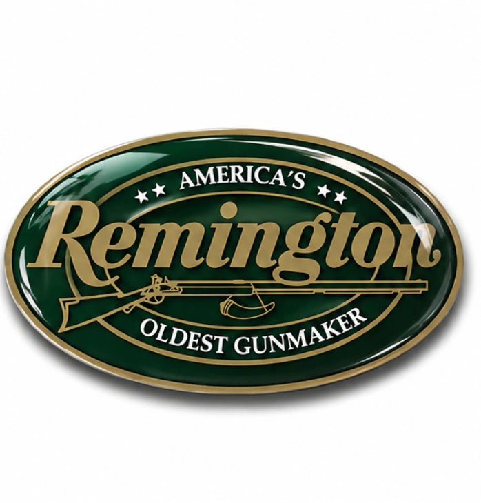 Remington 3D Dome Sticker | 3 Inch