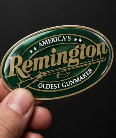 Remington 3D Dome Sticker | 3 Inch