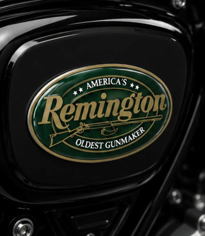 Remington 3D Dome Sticker | 3 Inch