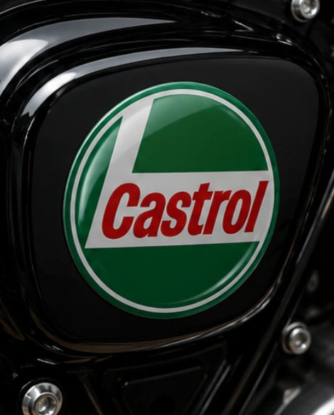 Castrol 3D Dome Sticker | 3 Inch