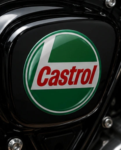 Castrol 3D Dome Sticker | 3 Inch