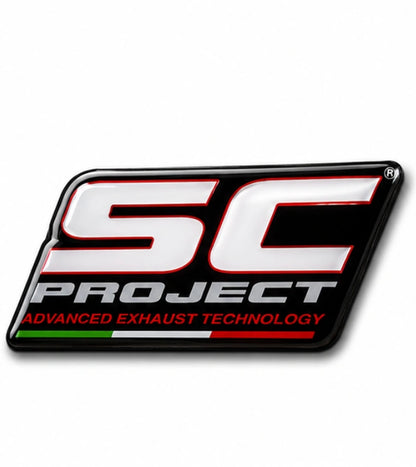 SC-Project Exhaust 3D Dome Sticker | 3 Inch