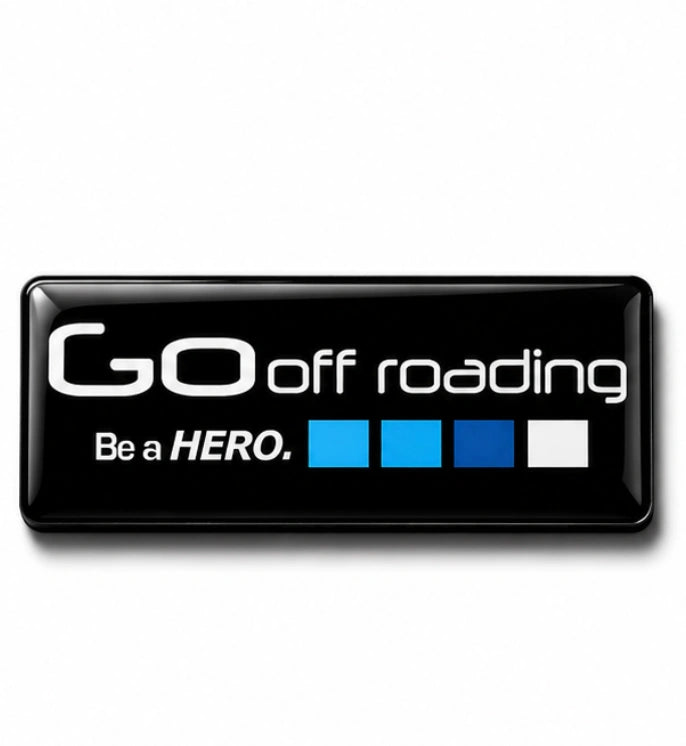 Go Off Roading 3D Dome Sticker | 3 Inch
