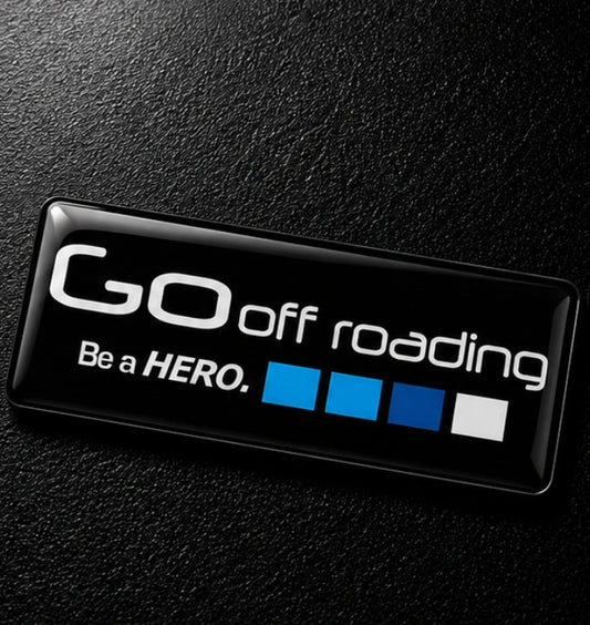 Go Off Roading 3D Dome Sticker | 3 Inch