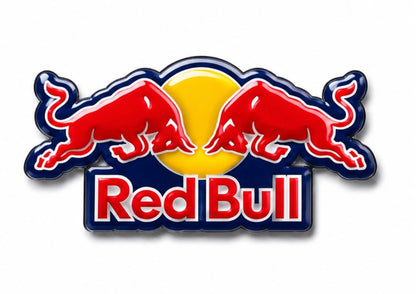 Red Bull Twin Bulls Sticker | 4 Inch