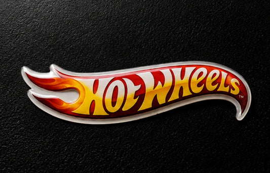 Hot Wheels 3D Dome Sticker | 3 Inch