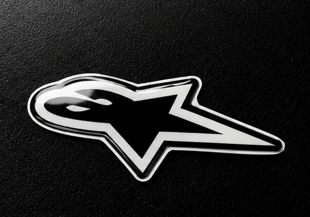 Alpinestars Astar 3D Dome Sticker | 3 Inch
