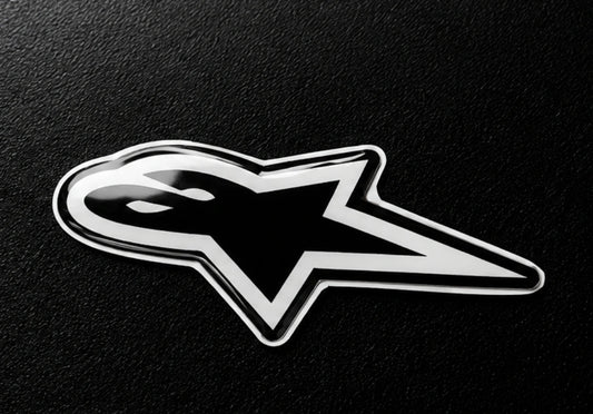 Alpinestars Astar 3D Dome Sticker | 3 Inch