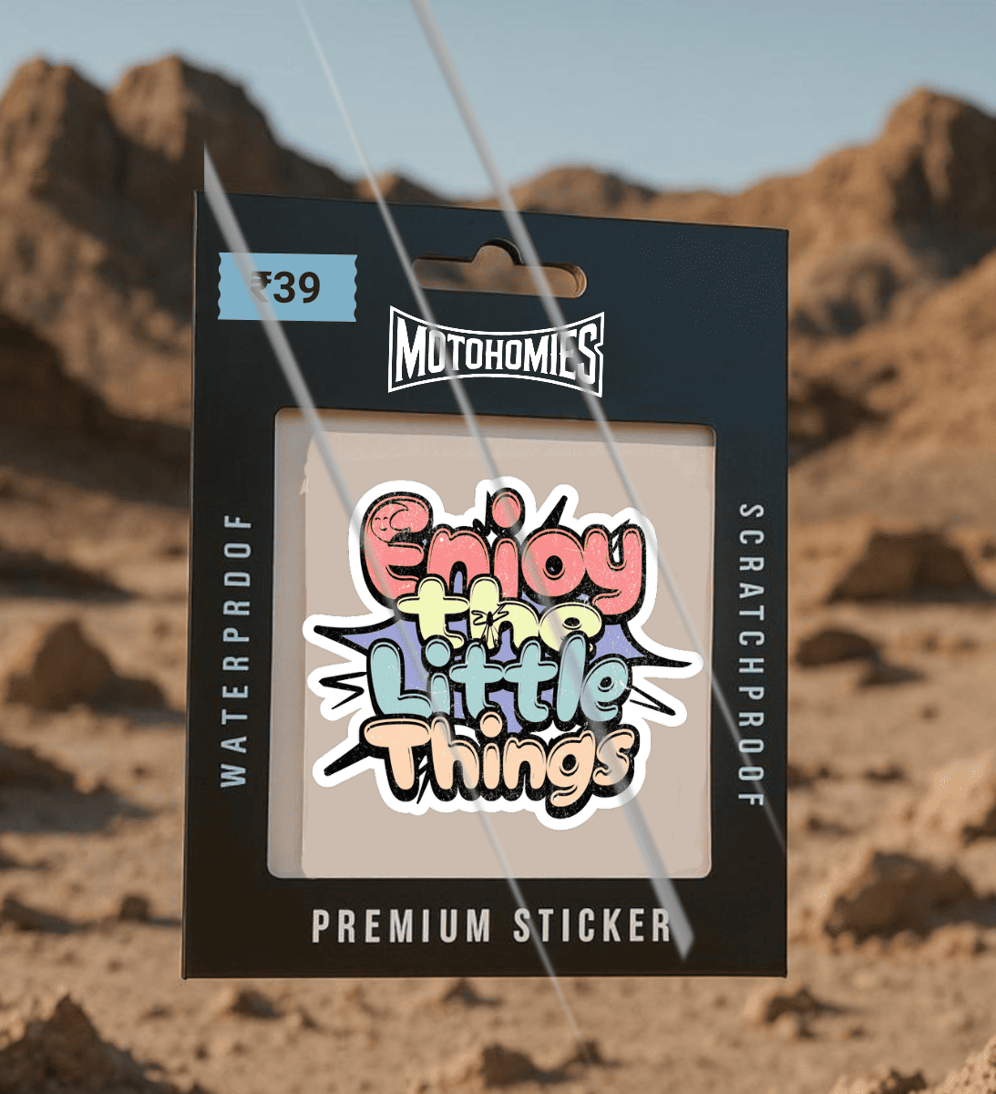 Enjoy little Things | Sticker