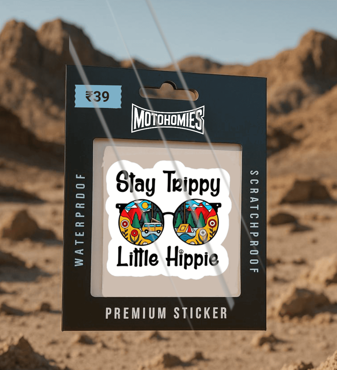 Stay Trippy Little Hippie | Sticker