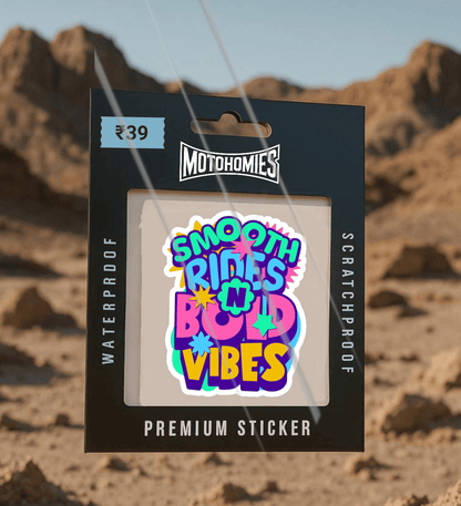Smooth Rides N Bold Vibes | Sticker