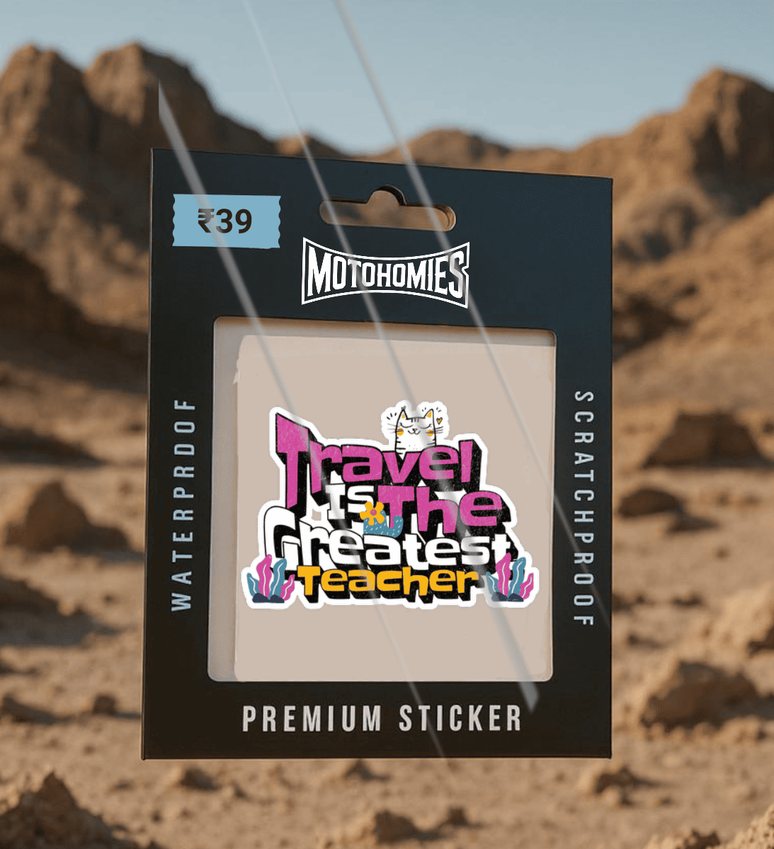 Travel Is The Greatest Teacher | Sticker