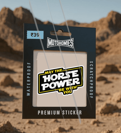 May The Horse Power Be With You | Sticker