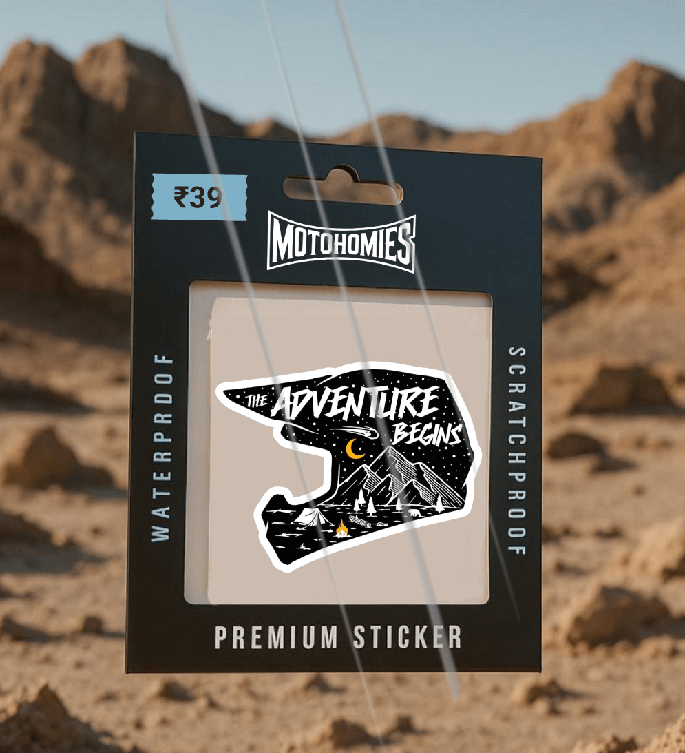 The Adventure Begins | Sticker