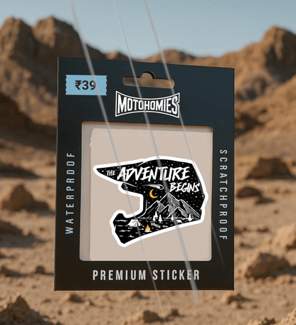 The Adventure Begins | Sticker