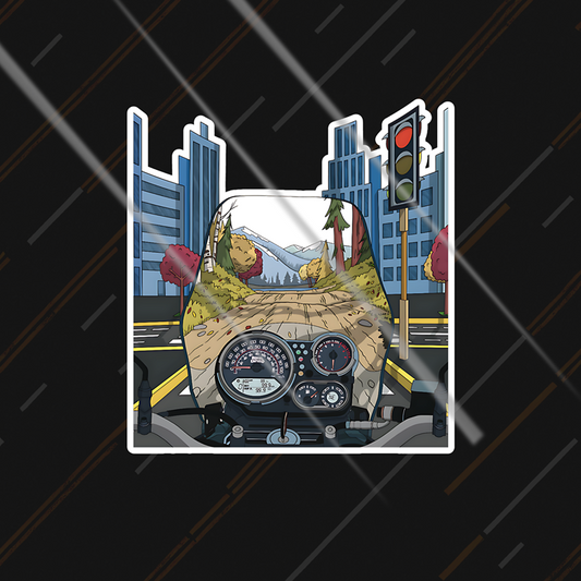 Himalayan 411 Cockpit | Sticker