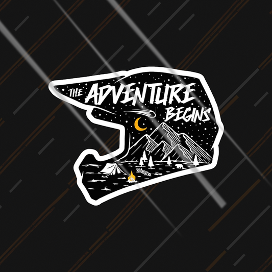 The Adventure Begins | Sticker