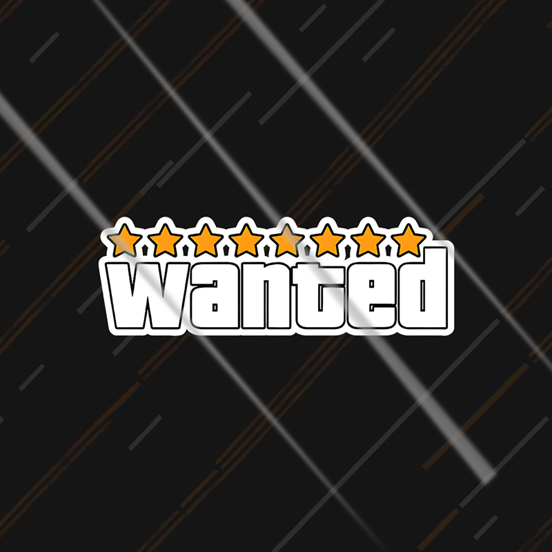 Wanted | Sticker