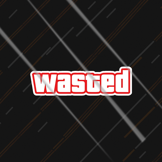 Wasted | Sticker